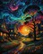 Starry Night Paint by Numbers Kit for Adults – 16"x20" Country Moon DIY Acrylic Canvas Painting, Beginner-Friendly Art Kit for Home Wall Decor & Gift